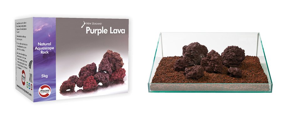 Pisces Purple Lava Rock 5kg image 0