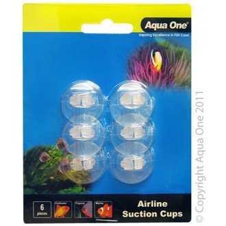 Aqua One Airline Suction Caps (6pk) image 0