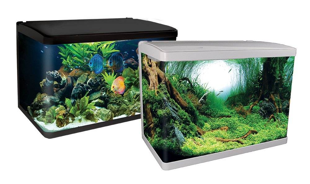 Aqua One LifeStyle 127 127L Aquarium (Black or White) image 0