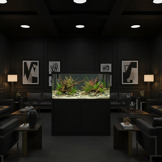 Aqua One Lifestyle Aquarium 127 Set Cabinet + Tank