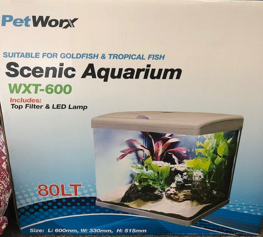 Petworx Scenic WXT- 600 Aquarium (black or White) image 0