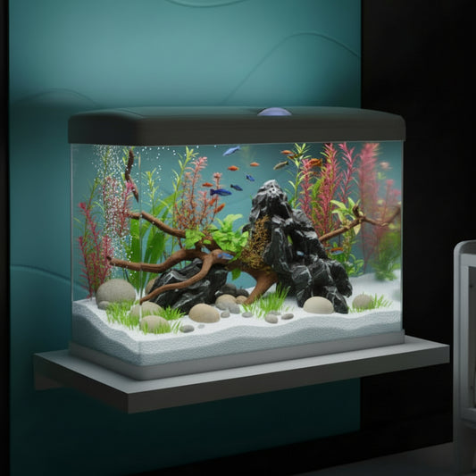 Pet Worx Scenic 400 Aquarium 28L - Black
