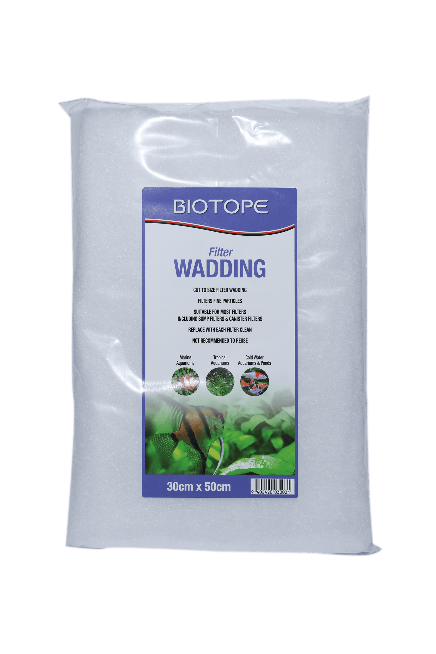 Biotope Filter Wadding - 30x50cm